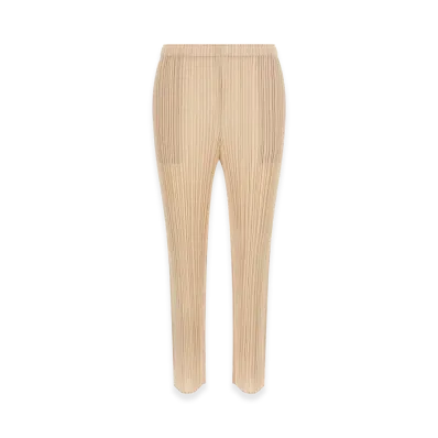 PLEATS PLEASE ISSEY MIYAKE Women's Monthly Colors July Pants "Beige"