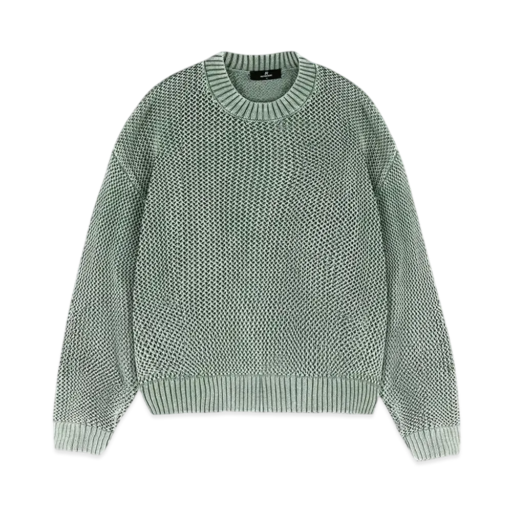 REPRESENT Open Gauge Knit Sweater "forest green"