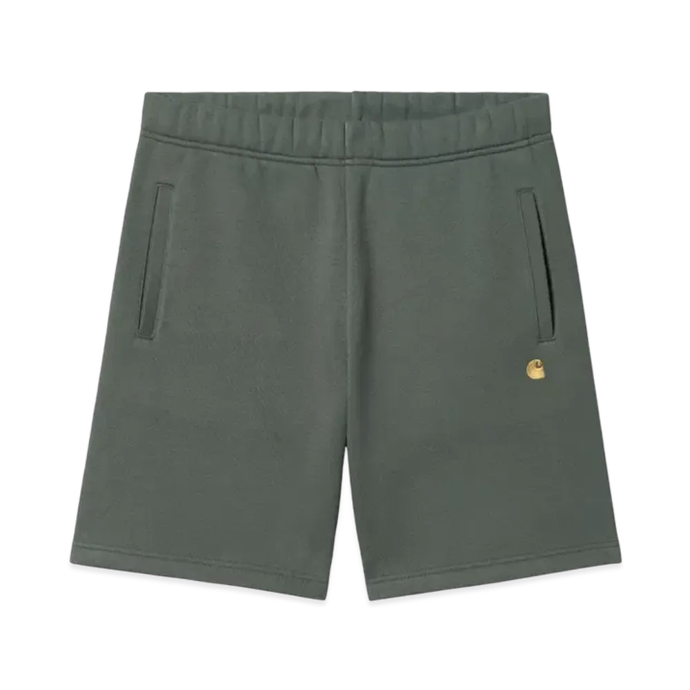 Carhartt WIP Chase Sweatshorts "Jura/Gold"