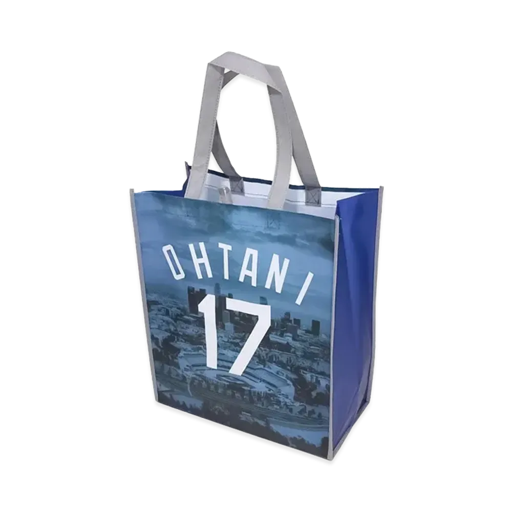 HOMEGAME x SHOHEI OHTANI \ HOME GAME LOS ANGELES DODGERS PHOTO PRINT REUSABLE BAG STADIUM "BLUE"