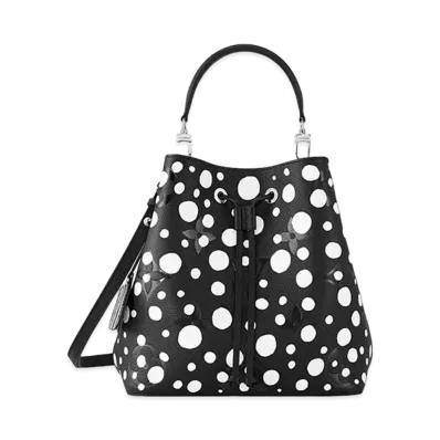 Louis Vuitton x Yayoi Kusama NeoNoe MM Monogram Empreinte Leather Infinity Dots "Noir/Blanc"