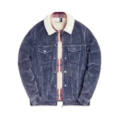 Kith Corduroy Laight Jacket "Dark Indigo Blue"