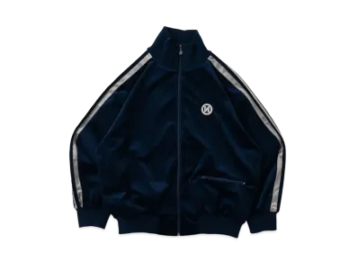 9090 "N" Logo Velor Track Jacket "Navy"