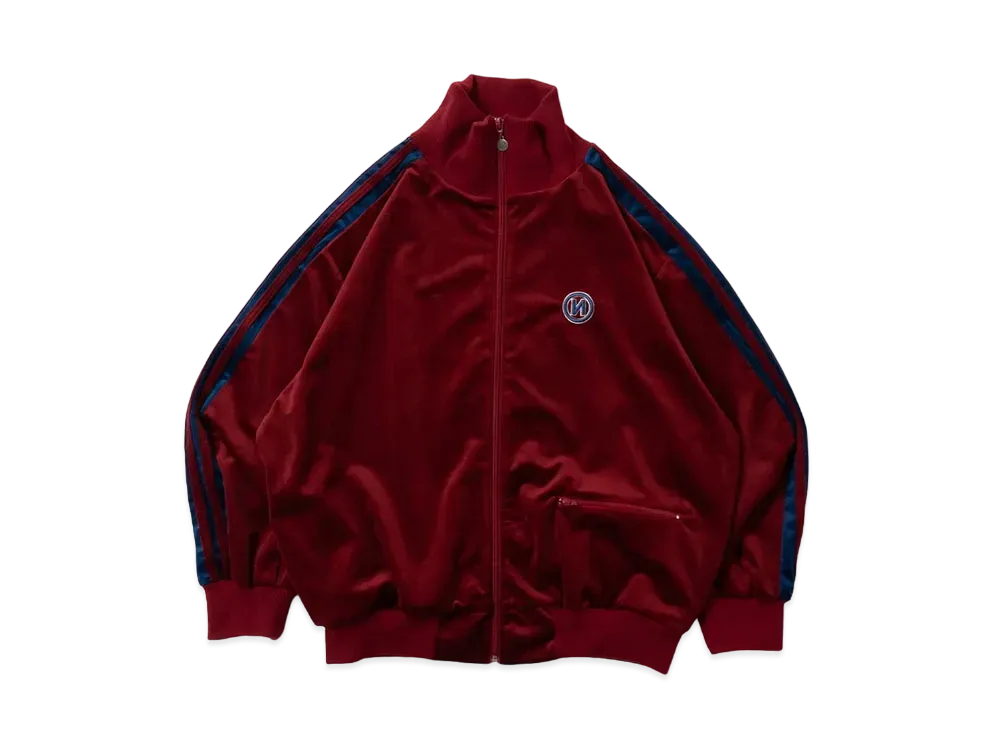 9090 "N" Logo Velor Track Jacket Store limited "Wine Red"