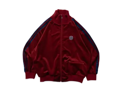 9090 "N" Logo Velor Track Jacket Store limited "Wine Red"
