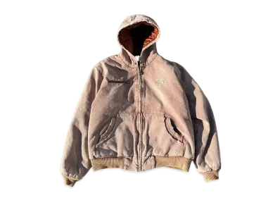 9090 Heisei Logo Vintage Like Duck Hoodie "Brown"