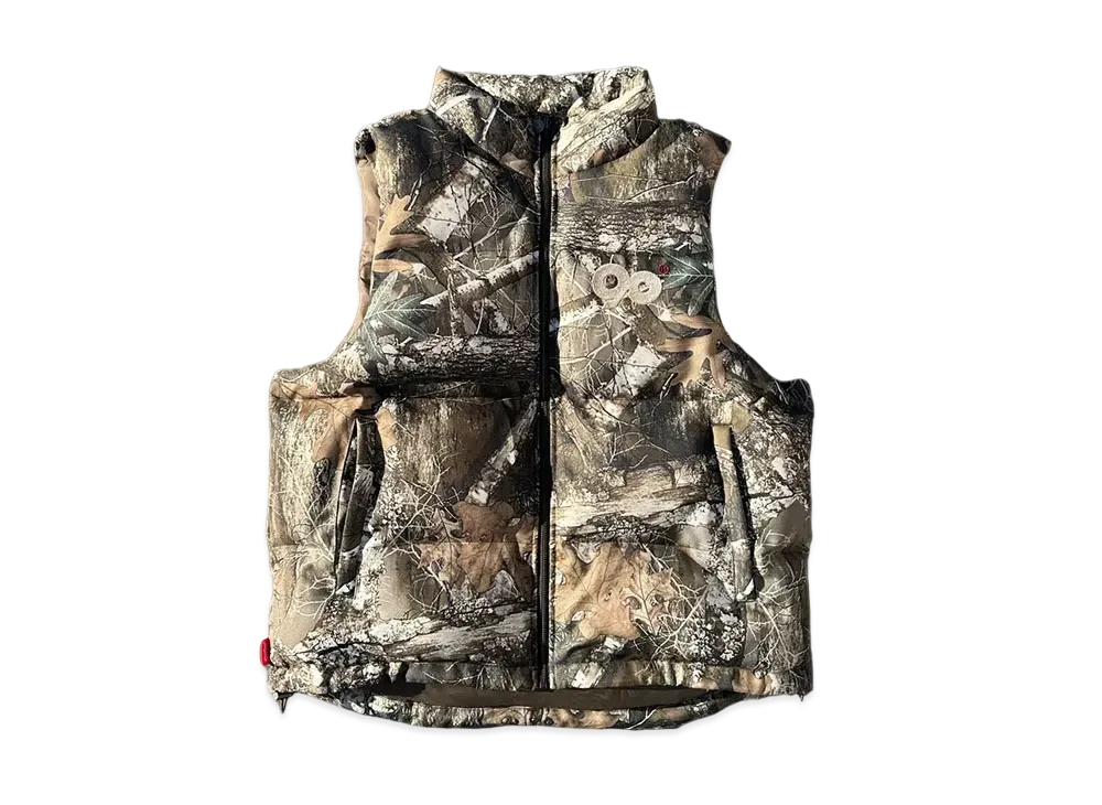 9090 90 Logo Assort Puffer Vest "Real Tree"