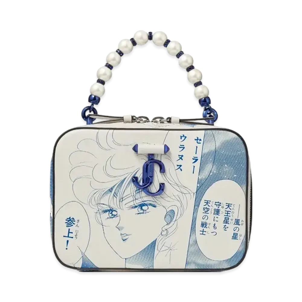 Jimmy Choo x Pretty Guardian Sailor Moon Sailor Uranus Avenue Vanity Bag (Includes 2 Packs of Collector Cards)