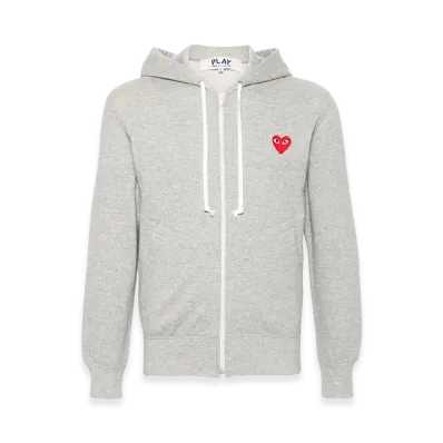 PLAY COMME des GARCONS Heart Hoodie "Gray"