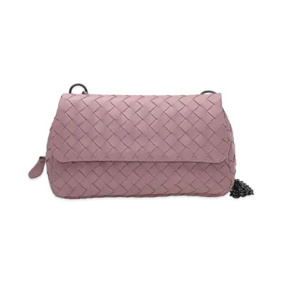 Bottega Veneta Lambskin Hand Bag "Pink"