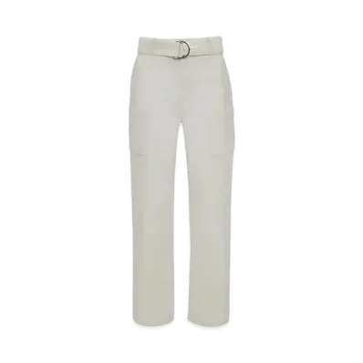 JW ANDERSON Wide Leg Cargo Trousers "White"