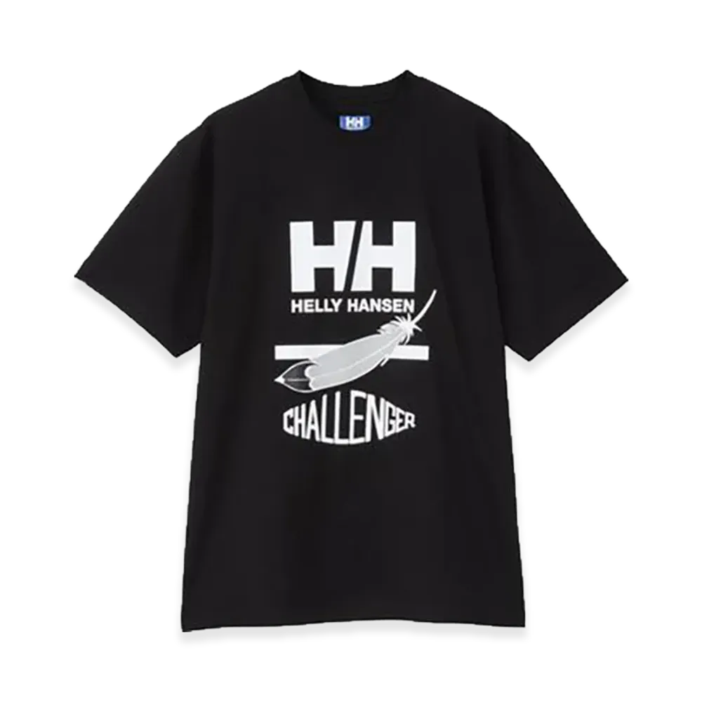 HELLY HANSEN x CHALLENGER Short Sleeve Logo Tee (Unisex) "Black"