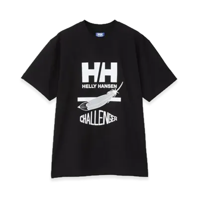 HELLY HANSEN x CHALLENGER Short Sleeve Logo Tee (Unisex) "Black"