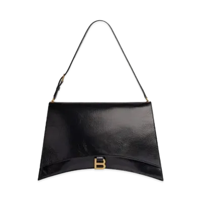 BALENCIAGA Crush Large Sling Bag "Black"