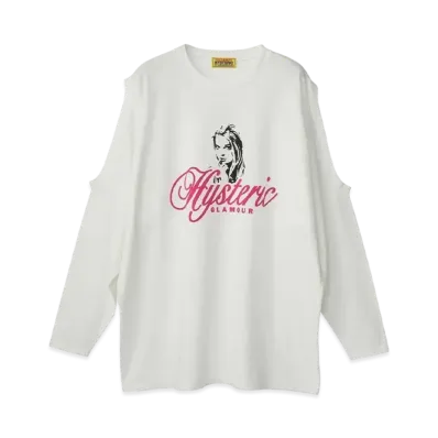 HYSTERIC GLAMOUR Naughty Girl Oversized T-Shirt "White"