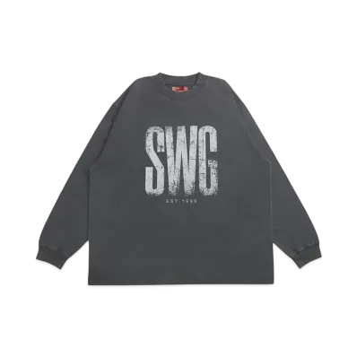 SWAGGER VINTAGE SWG LOGO LT-SHIRT "C.GRAY"