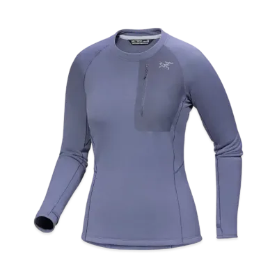 ARC'TERYX Women's Kyanite Base Layer Crew "Stratus"