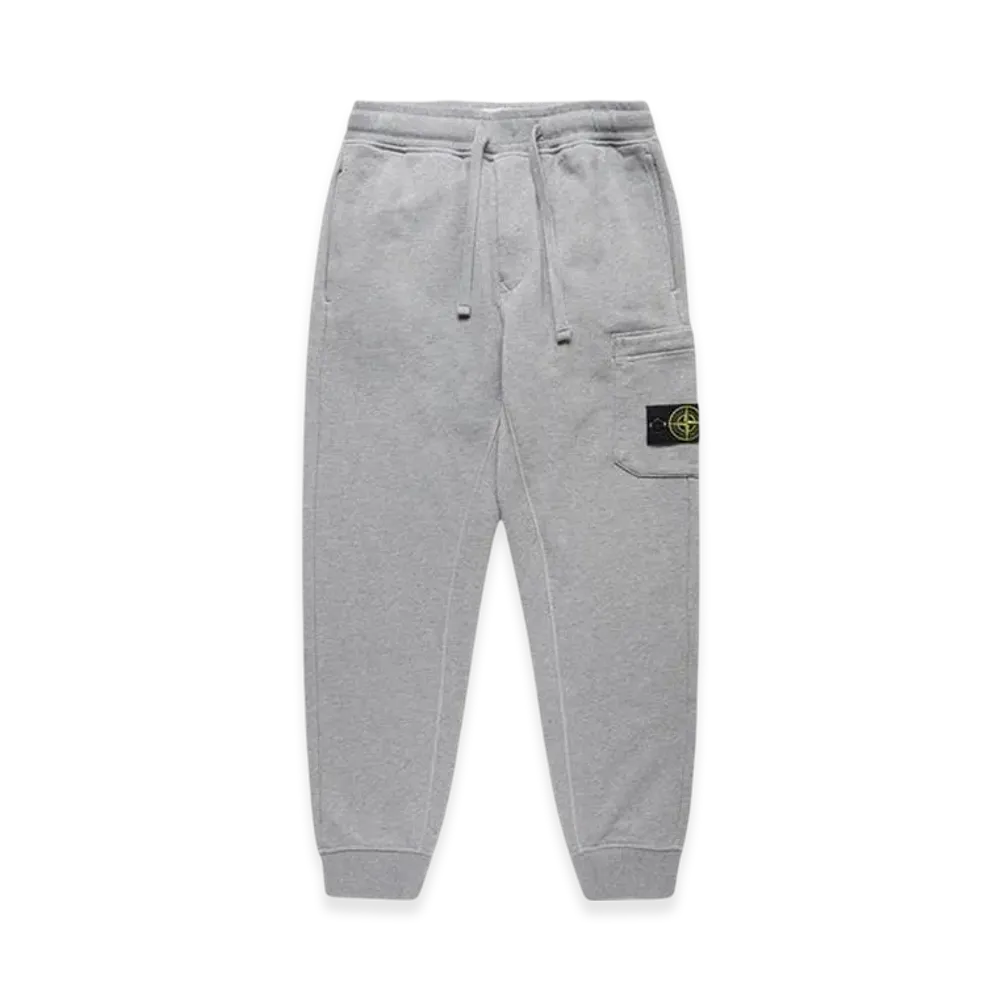 Stone Island 64451 Cotton Fleece Garment Dyed Cargo Jogging Pants - 23SS "Dust Melange"