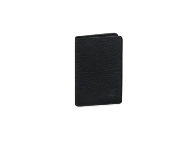 Louis Vuitton Pocket Organizer Taurillon Leather "Noir"