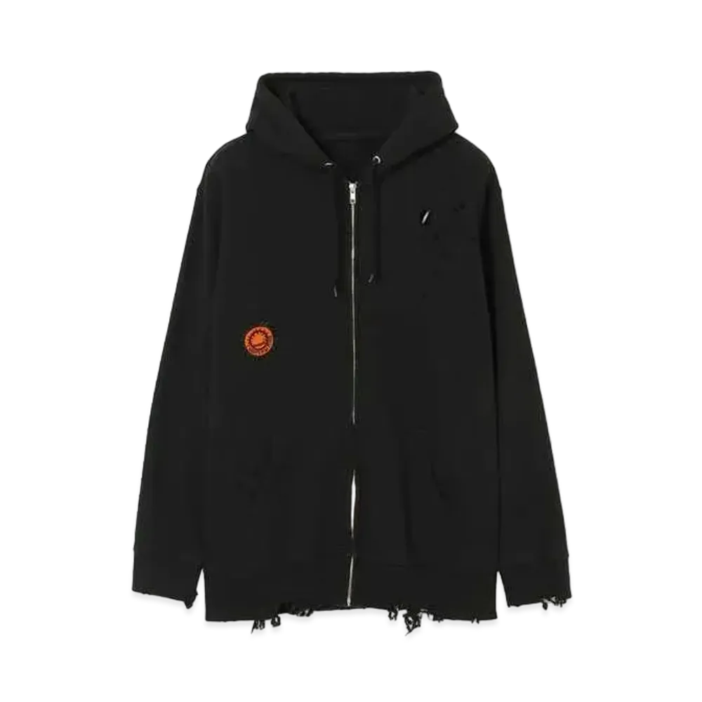 Ground Y x CHAINSAW MAN Gun Devil Cotton Fleece Hoodie "Black"