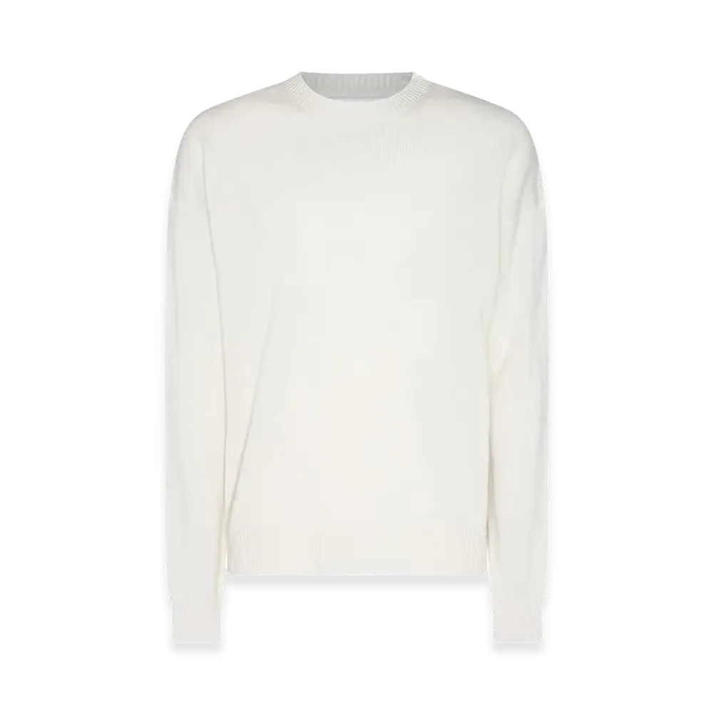 Jil Sander Cashmere Sweater "White/Ivory"