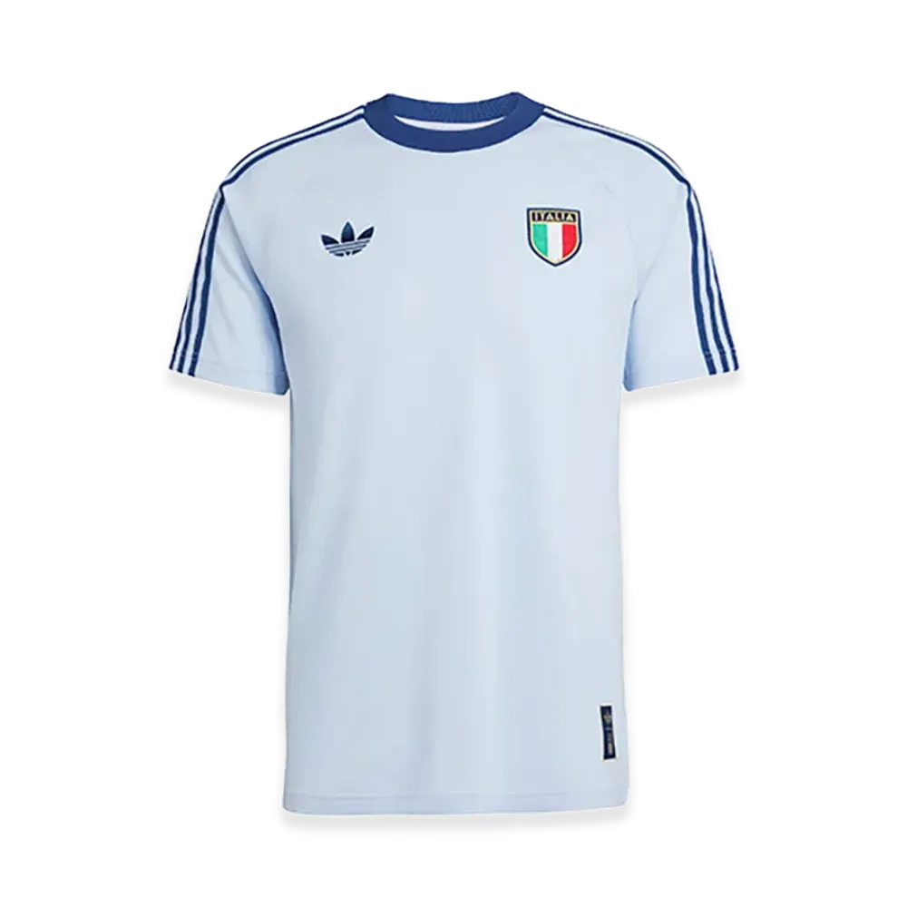 adidas Soccer Italy Originals Short Sleeve T-Shirt "Aero Blue"