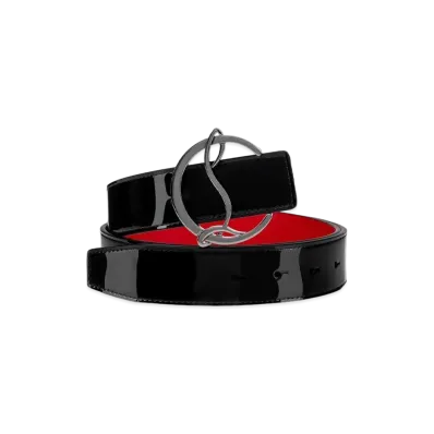 Christian Louboutin Cl Logo Belt "Black"