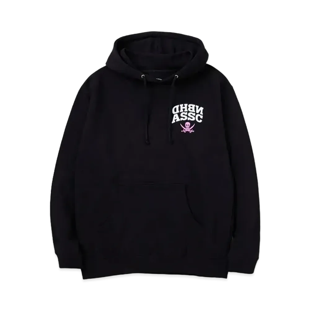 NEIGHBORHOOD NH x ASSC . Sweat Parka LS-2 "Black/Pink"