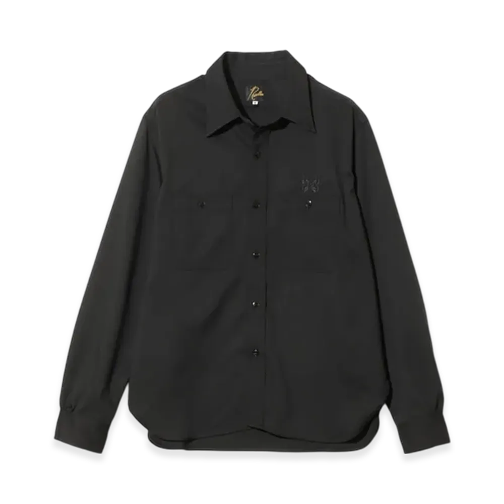 NEEDLES Work Shirt - Cavalry Twill "Black"