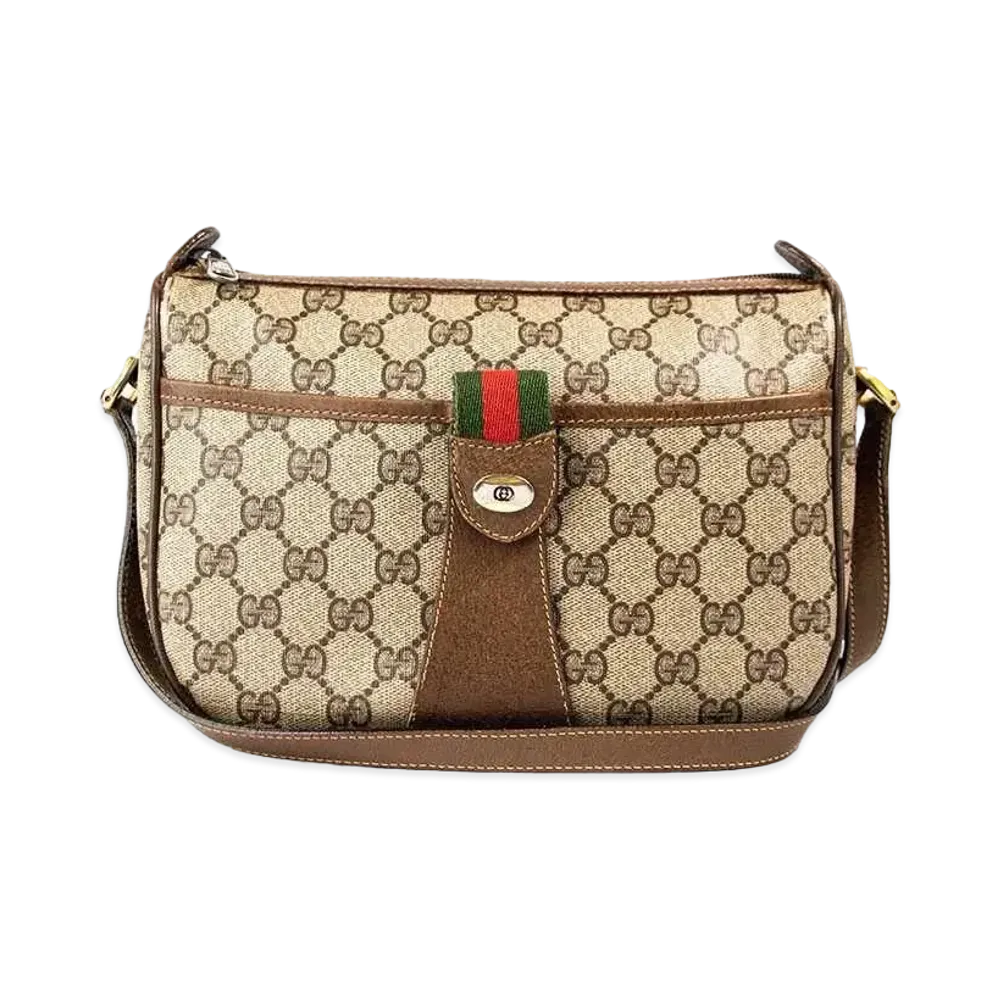 Gucci Sherry Line Shoulder Bag "Brown"