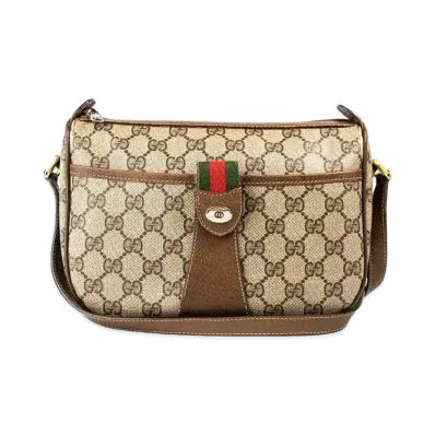 Gucci Sherry Line Shoulder Bag "Brown"