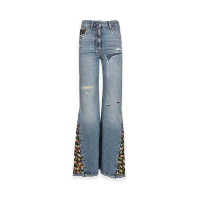 Valentino Women's Flared Jeans "Blue"