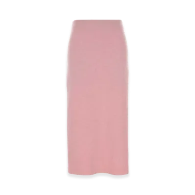 KHAITE Women's Wool Blend Skirt "Pink"