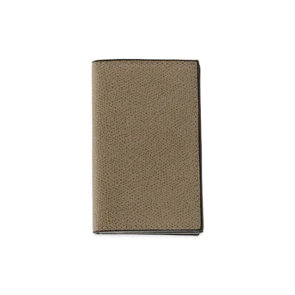 Valextra Business Card Case "Oyster Gray"