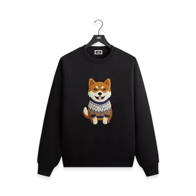 Kithmas Shiba Nelson Crewneck "Black"