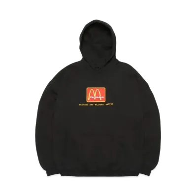 Travis Scott Cactus Jack x McDonald's Billions Served Hoodie "Washed Black"