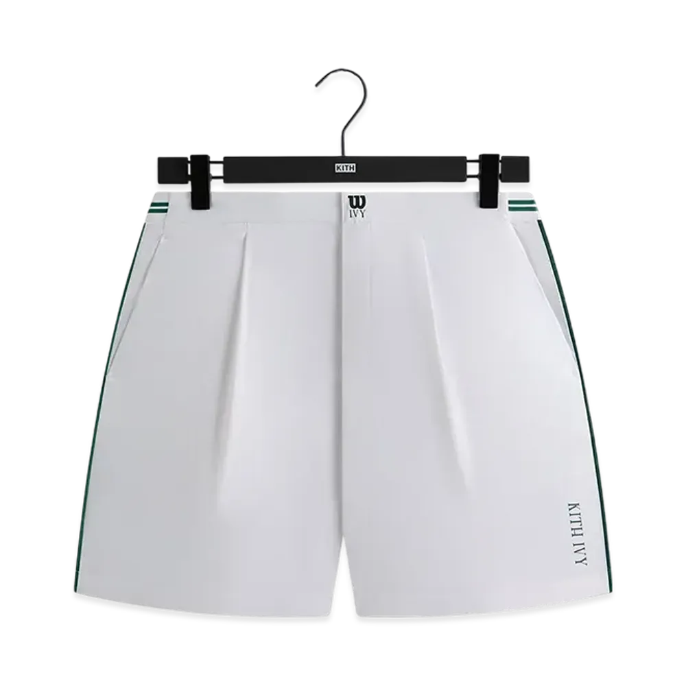 Kith Ivy For Wilson Meridian Pleated Short "White"