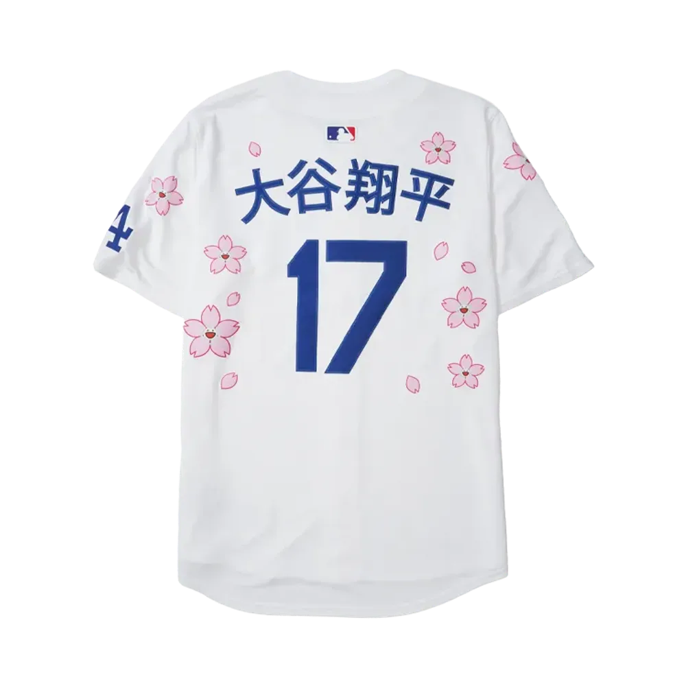 Takashi Murakami x MLB World Tour Tokyo Series 2025 Dodgers Shohei Ohtani Kanji Jersey "White"
