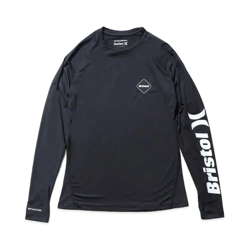 F.C.Real Bristol x Hurley Team Rash Guard "Black"