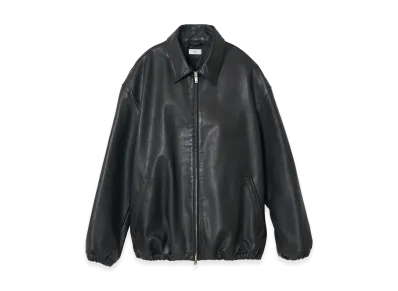 YOKE Calf Leather Sports Jacket "Black"