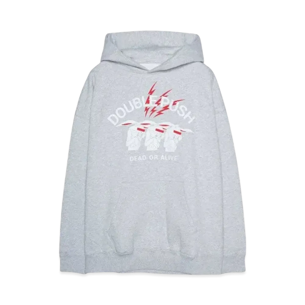 TAIN DOUBLE PUSH HYPE DROP EXCLUSIVE REVERSIBLE SWEAT HOODIE "GREY"