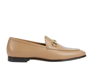 GUCCI Women's Jordaan Loafer "Beige Leather"