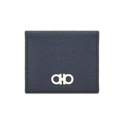 Salvatore Ferragamo Coin Purse "Deep Ocean/Black"