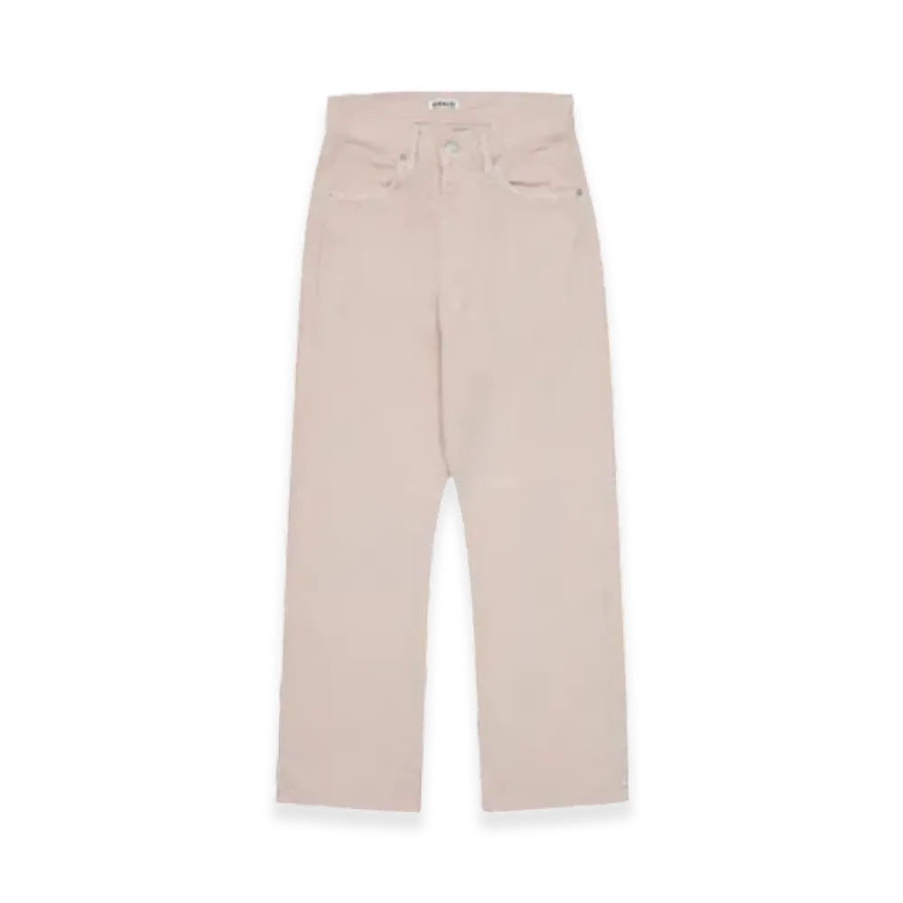 AURALEE Botanical Dyed Selvedge Denim Pants "Natural Pink"
