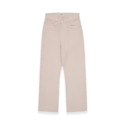 AURALEE Botanical Dyed Selvedge Denim Pants "Natural Pink"