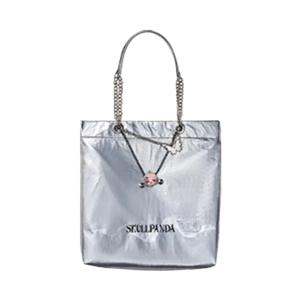 POP MART SKULLPANDA The Sound Shoulder Bag Silver