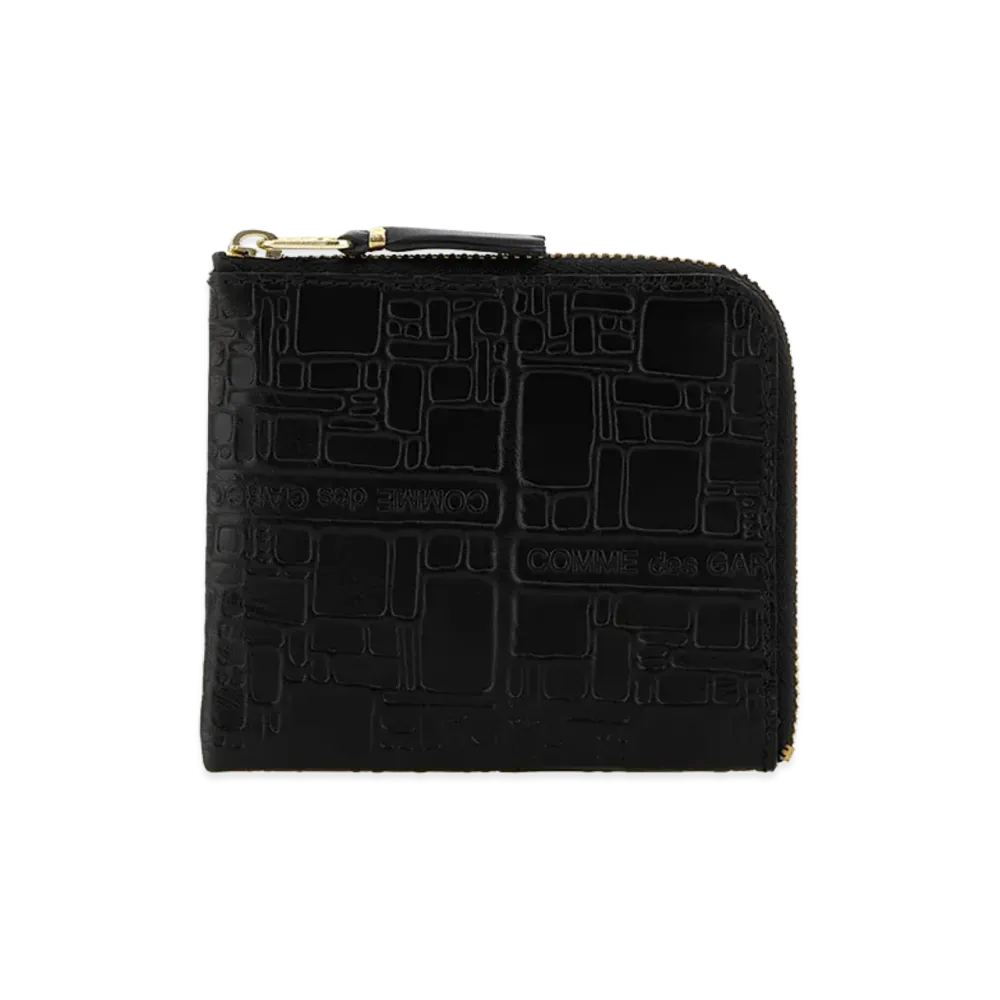 COMME des GARCONS Women's Leather Card Holder "Black"