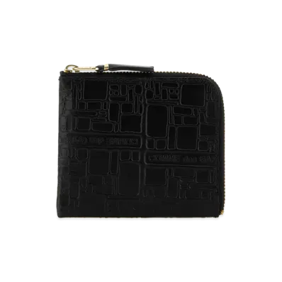 COMME des GARCONS Women's Leather Card Holder "Black"
