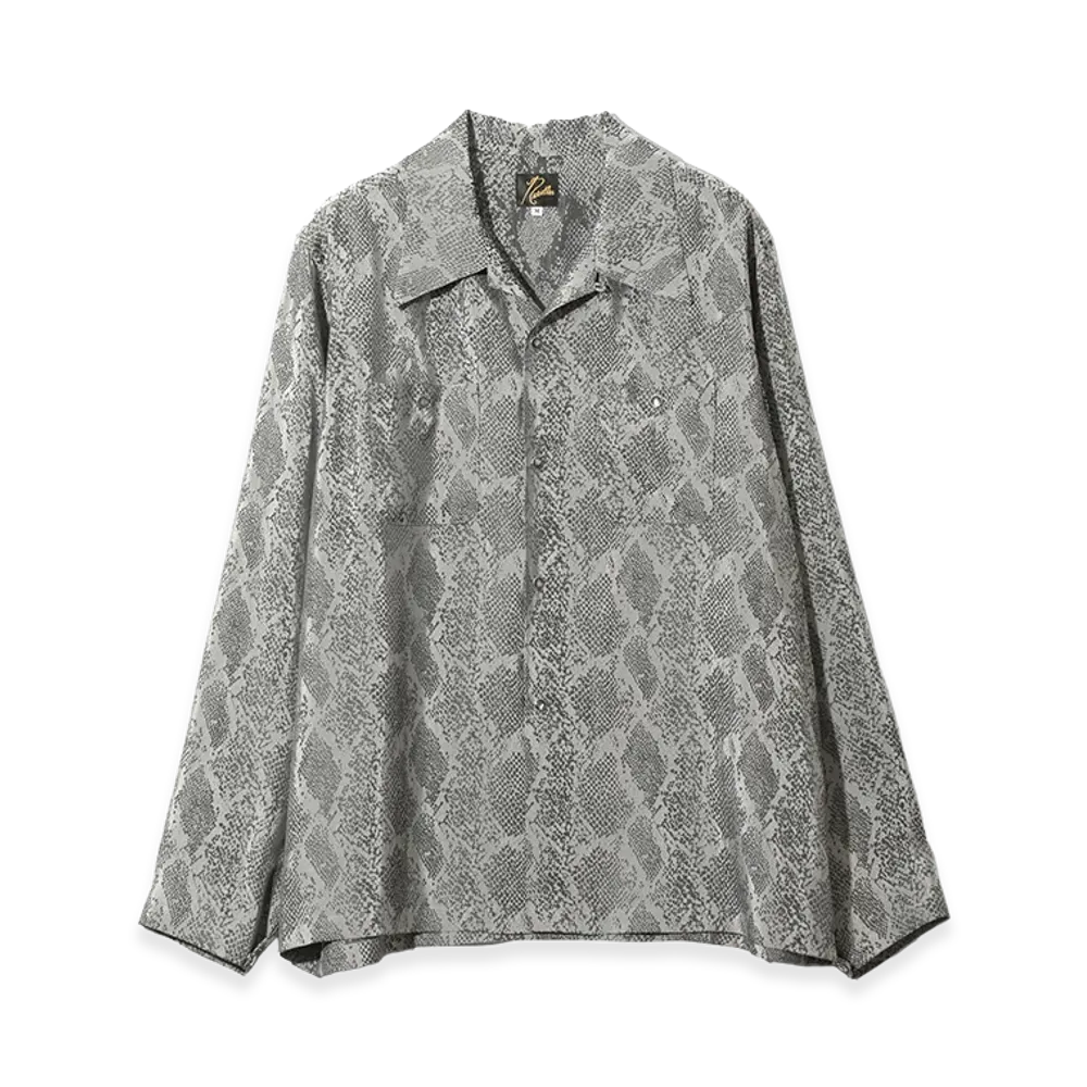 NEEDLES Cowboy One-Up Shirt - Python Jacquard "Grey"