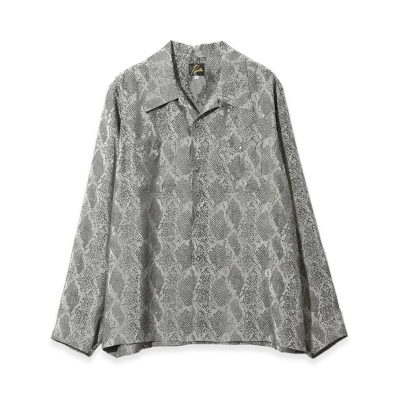 NEEDLES Cowboy One-Up Shirt - Python Jacquard "Grey"